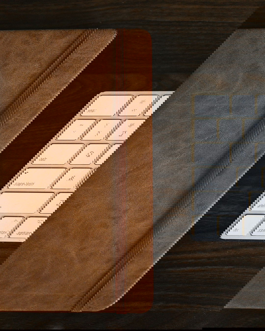 a-wooden-board-with-a-keyboard.jpg a wooden board with a keyboard